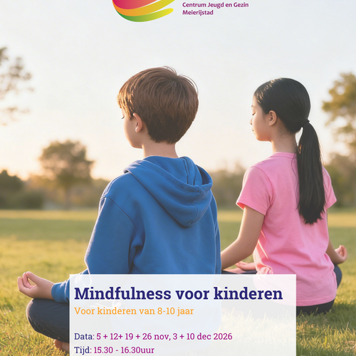 Training Mindfulness voor kinderen start in november. Meld nu aan
