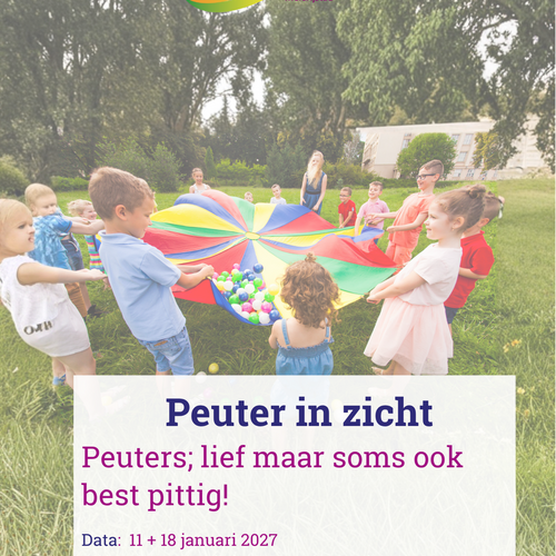 Peuter in zicht! start bij voldoende belangstelling op 11 januari 2027  