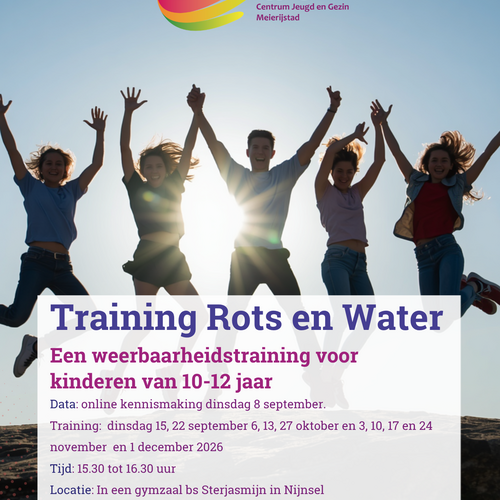 Rots en Water 10 tot 12 jaar start in september 2026 