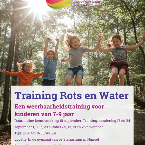 Rots en Water 7 tot 9 start in september 2026 